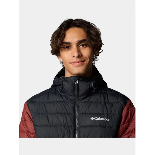 Columbia Powder Lite II Hooded Jacket Columbia Powder Lite II Hooded Jacket Férfi Utcai Kabát 698-Sail Red
