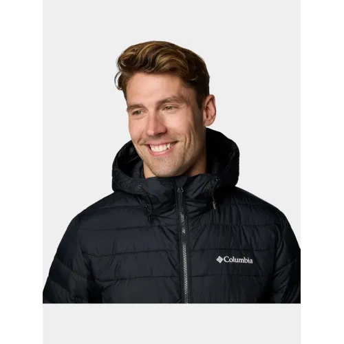 Columbia Powder Lite II Hooded Jacket Férfi Utcai Kabát 010-Black
