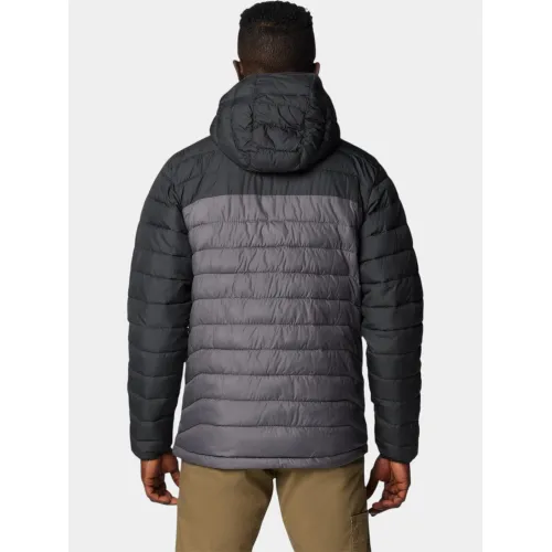 Columbia Powder Lite II Hooded Jacket Férfi Utcai Kabát 023-City Grey