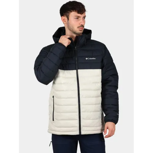 Columbia Powder Lite II Hooded Jacket Columbia Powder Lite II Hooded Jacket Férfi Utcai Kabát 279-Dark Stone