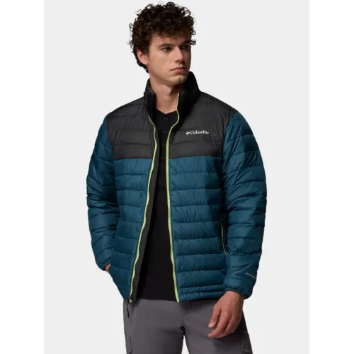 Columbia Powder Lite II Jacket Férfi Utcai Kabát 429-Everblue