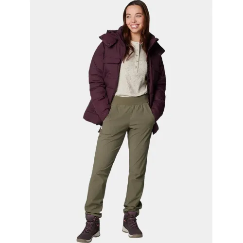 Columbia Leslie Falls Pull-On Pant Női Túranadrág, esőnadrág 397-Stone Green
