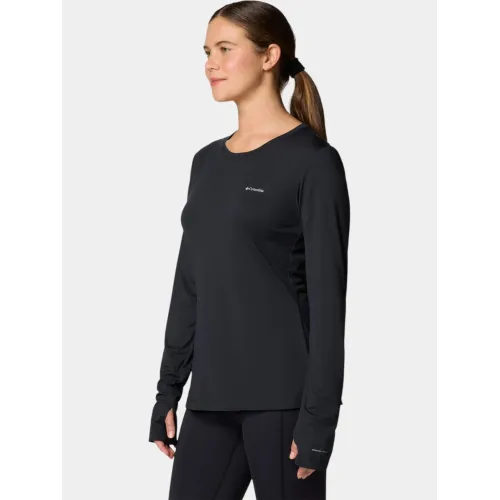 Columbia Sloan Ridge Long Sleeve Shirt Női Póló 010-Black