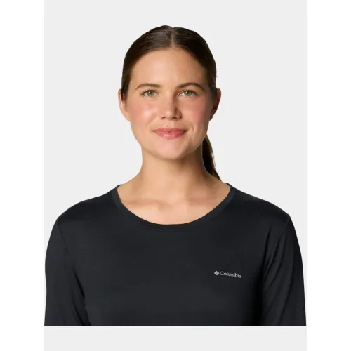 Columbia Sloan Ridge Long Sleeve Shirt Női Póló 010-Black