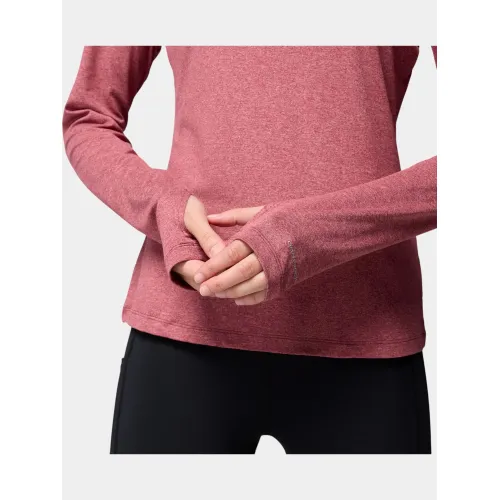 Columbia Sloan Ridge Long Sleeve Shirt Női Póló 624-Rich Wine