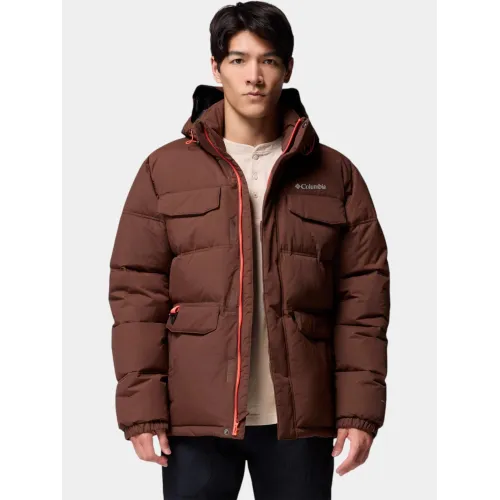 Columbia Landroamer Puffer Jacket Férfi Utcai Kabát 256-Tobacco