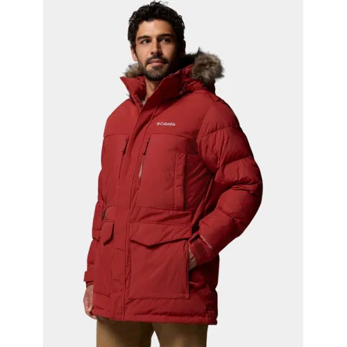 Columbia Marquam Peak Fusion II Parka Férfi Télikabát 632-Red Oxide
