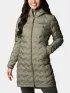 Columbia Delta Ridge II Long Down Jacket Női Utcai Kabát 397-Stone Green