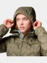Columbia Delta Ridge II Down Hooded Jacket Női Utcai Kabát 397-Stone Green