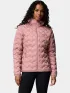 Columbia Delta Ridge II Down Hooded Jacket Női Utcai Kabát 659-Eraser Pink