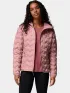 Columbia Delta Ridge II Down Hooded Jacket Női Utcai Kabát 659-Eraser Pink
