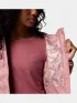 Columbia Delta Ridge II Down Hooded Jacket Női Utcai Kabát 659-Eraser Pink