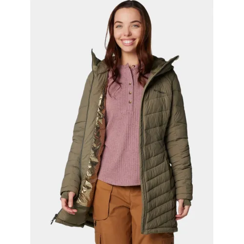 Columbia Joy Peak II Mid Jacket Női Utcai Kabát 397-Stone Green