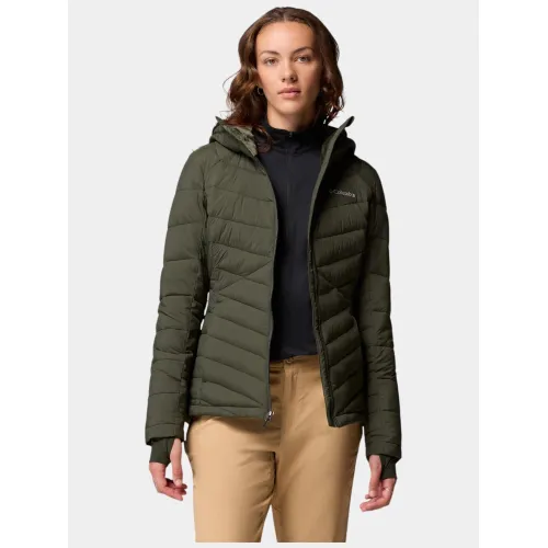 Columbia Joy Peak II Hooded Jacket Női Utcai Kabát 366-Greenscape