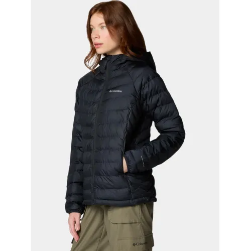 Columbia Powder Lite II Hooded Jacket Női Utcai Kabát 010-Black