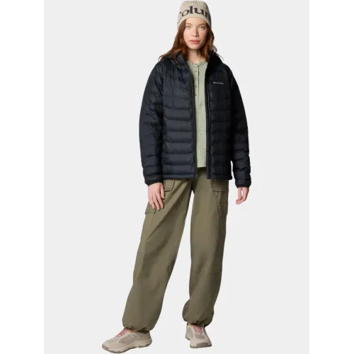 Columbia Powder Lite II Hooded Jacket Női Utcai Kabát 010-Black
