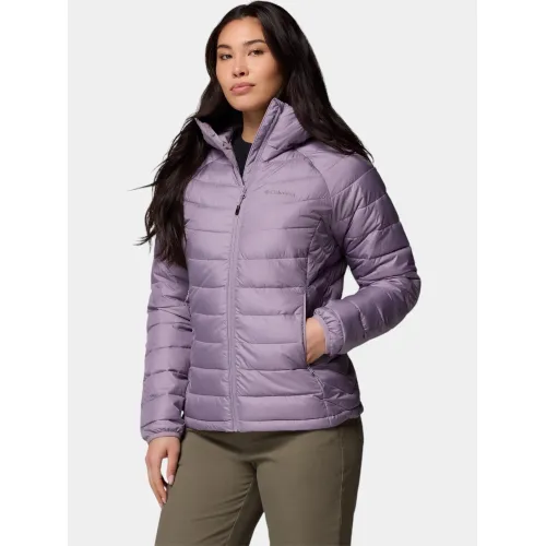 Columbia Powder Lite II Hooded Jacket Női Utcai Kabát 554-Shale Purple