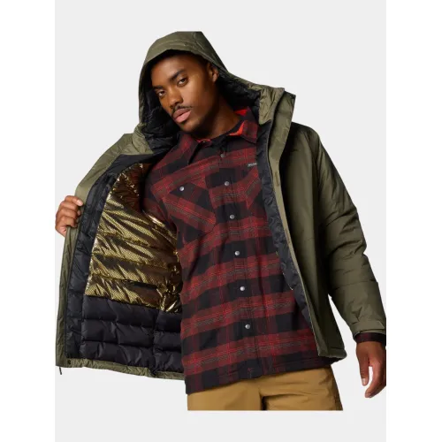 Columbia Oak Harbor II Insulated Jacket Férfi Utcai Kabát 397-Stone Green