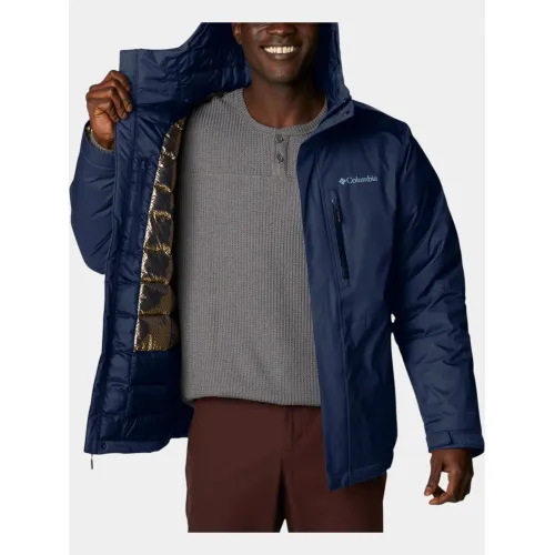 Columbia Oak Harbor II Insulated Jacket Férfi Utcai Kabát 464-Collegiate Navy