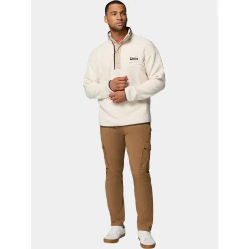 Columbia Helvetia II Half Snap Fleece Férfi Polár, Softshell, Középréteg 192-Chalk