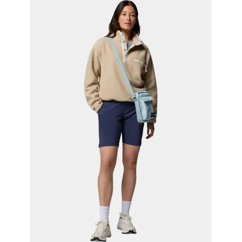 Columbia Helvetia II Cropped Half Snap Fleece Női Polár, Softshell, Középréteg 272-Ancient Fossil