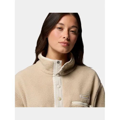 Columbia Helvetia II Cropped Half Snap Fleece Női Polár, Softshell, Középréteg 272-Ancient Fossil