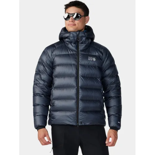 Mountain Hardwear Phantom Alpine Down Hooded Jacket Mountain Hardwear Phantom Alpine Down Hooded Jacket Férfi Utcai Kabát 417-Blue Slate
