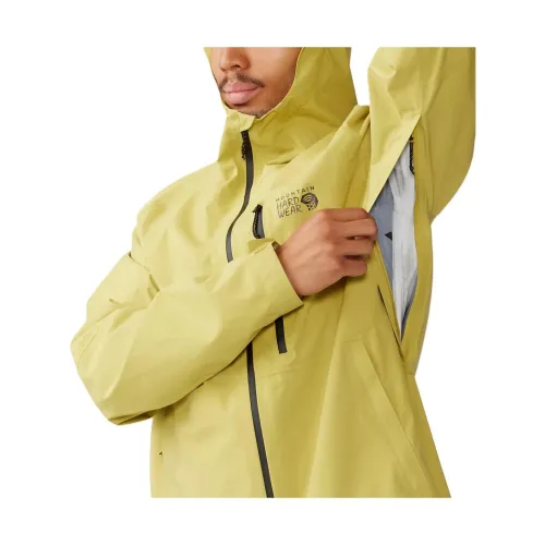 Mountain Hardwear Stretch Ozonic Jacket Férfi Esőkabát 351-Bright Olive