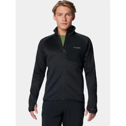 Columbia Triple Canyon Grid Fleece Fz II Férfi Polár, Softshell, Középréteg 010-Black
