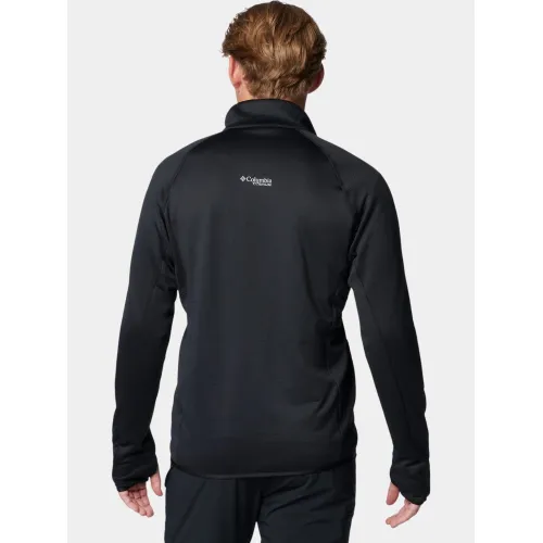 Columbia Triple Canyon Grid Fleece Fz II Férfi Polár, Softshell, Középréteg 010-Black