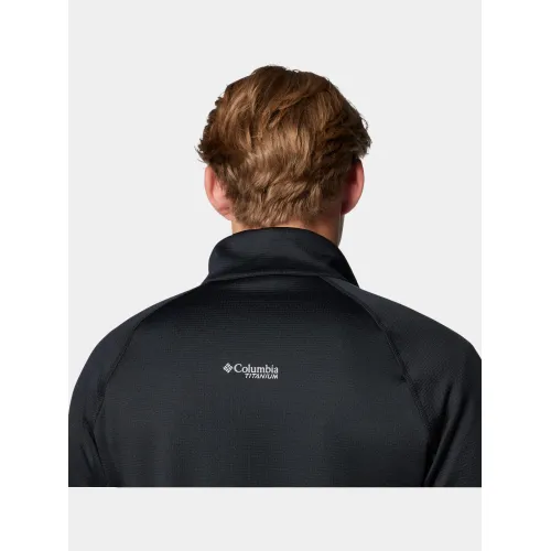 Columbia Triple Canyon Grid Fleece Fz II Férfi Polár, Softshell, Középréteg 010-Black
