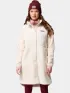Columbia Cloud Point Long Fleece Női Utcai Kabát 191-Chalk