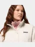 Columbia Cloud Point Long Fleece Női Utcai Kabát 191-Chalk