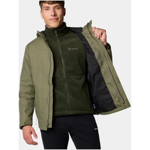 Columbia Tunnel Falls II Interchange Jacket Férfi Utcai Kabát 397-Stone Green