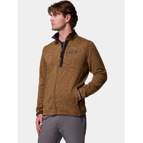 Columbia Sweater Weather Full Zip Férfi Polár, Softshell, Középréteg 256-Tobacco