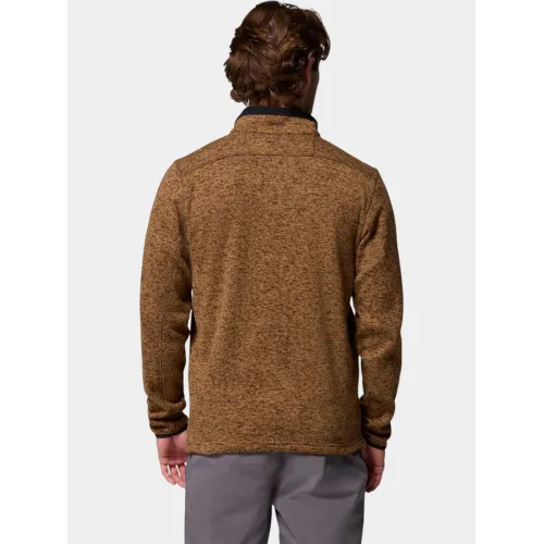 Columbia Sweater Weather Full Zip Férfi Polár, Softshell, Középréteg 256-Tobacco