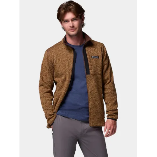 Columbia Sweater Weather Full Zip Férfi Polár, Softshell, Középréteg 256-Tobacco