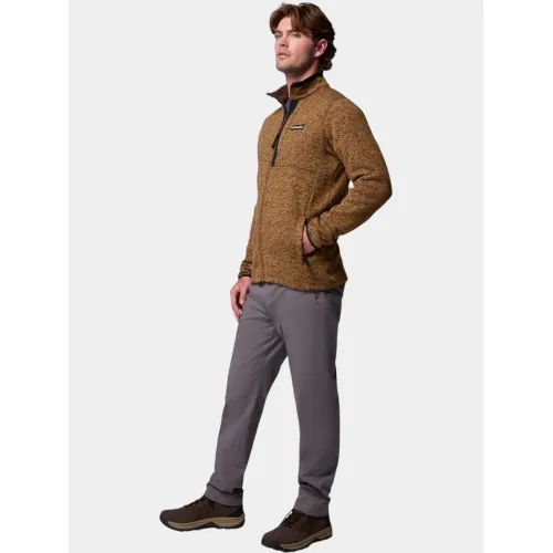 Columbia Sweater Weather Full Zip Férfi Polár, Softshell, Középréteg 256-Tobacco