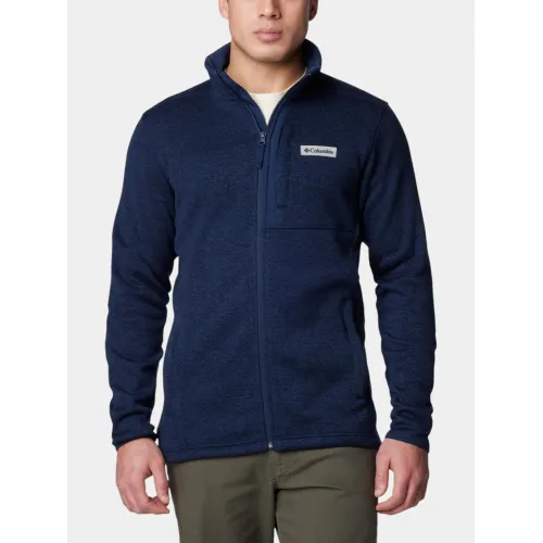 Columbia Sweater Weather Full Zip Férfi Polár, Softshell, Középréteg 464-Collegiate Navy