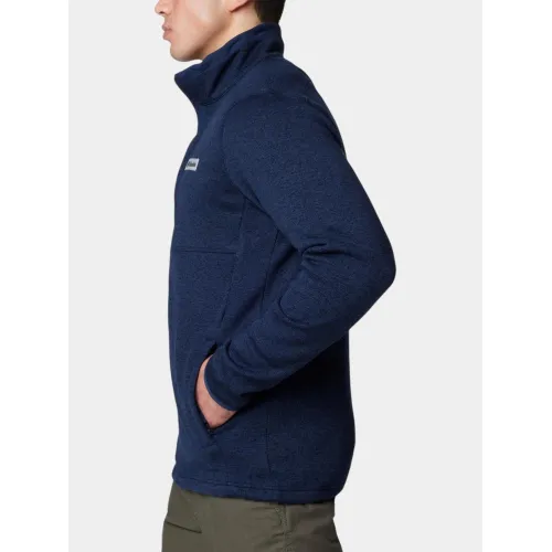 Columbia Sweater Weather Full Zip Férfi Polár, Softshell, Középréteg 464-Collegiate Navy