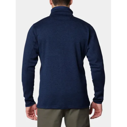 Columbia Sweater Weather Full Zip Férfi Polár, Softshell, Középréteg 464-Collegiate Navy