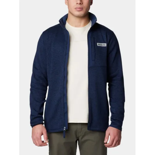 Columbia Sweater Weather Full Zip Férfi Polár, Softshell, Középréteg 464-Collegiate Navy