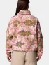 Columbia Helvetia II Printed Cropped Half Snap Női Polár, Softshell, Középréteg 694-Pink Agate