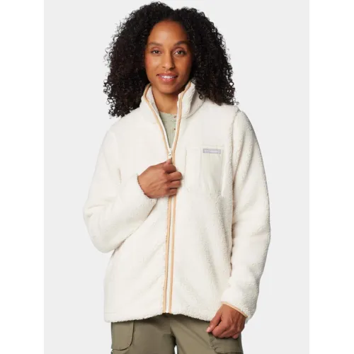 Columbia West Bend Full Zip II Női Polár, Softshell, Középréteg 191-Chalk