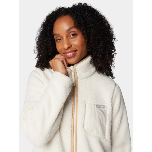Columbia West Bend Full Zip II Női Polár, Softshell, Középréteg 191-Chalk