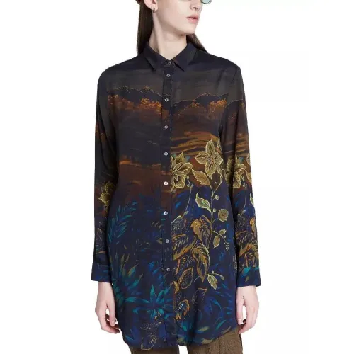 Desigual Cam Rin Desigual Cam Rin Női Ing, Blúz 2000-Black