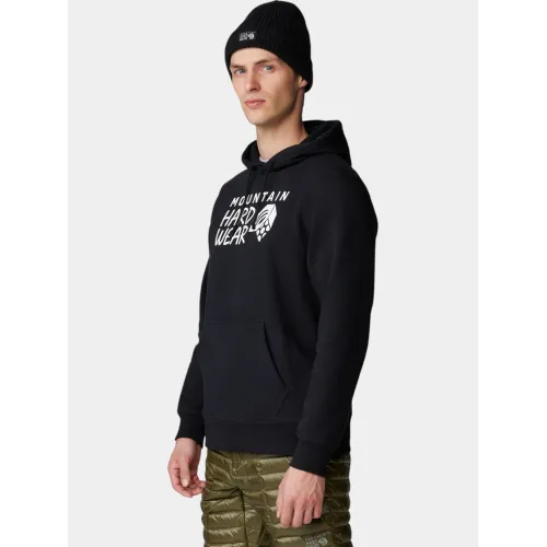 Mountain Hardwear MHW Logo PO Hoody Férfi Pulóver 010-Black