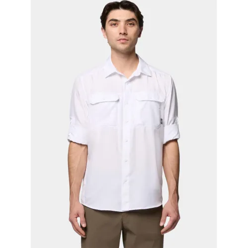 Mountain Hardwear Canyon Long Sleeve Shirt Férfi Ing 101-White