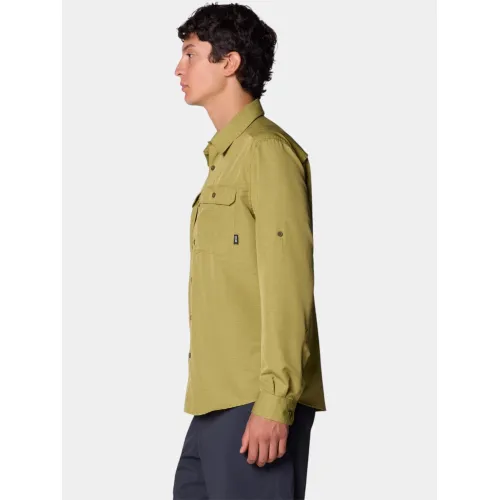 Mountain Hardwear Canyon Long Sleeve Shirt Férfi Ing 331-Grove Green