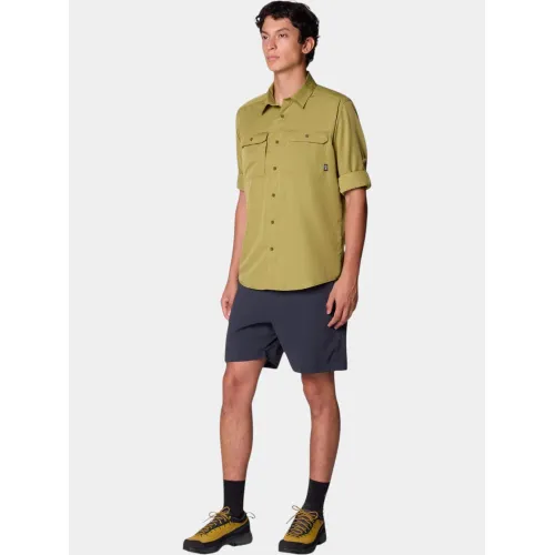 Mountain Hardwear Canyon Long Sleeve Shirt Férfi Ing 331-Grove Green